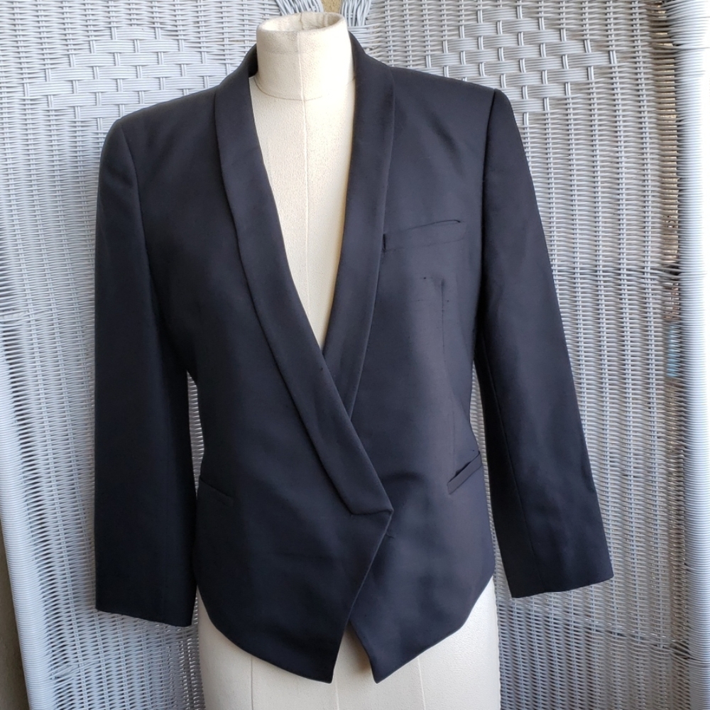 Helmut Lang black tuxedo  jacket